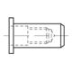 Blindnietmuttern geschlossen Alu Flachkopf M 6 / 3,0 - 4,5 S-1