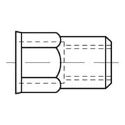 ART 88484 Blindnietmuttern mit Sechskant kleiner Senkkopf, Stahl, galvanisch verzinkt-3