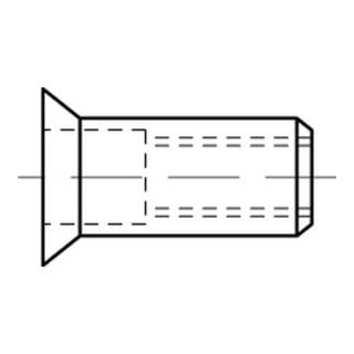 ART 88424 Blindnietmuttern Senkkopf, Stahl, galvanisch verzinkt