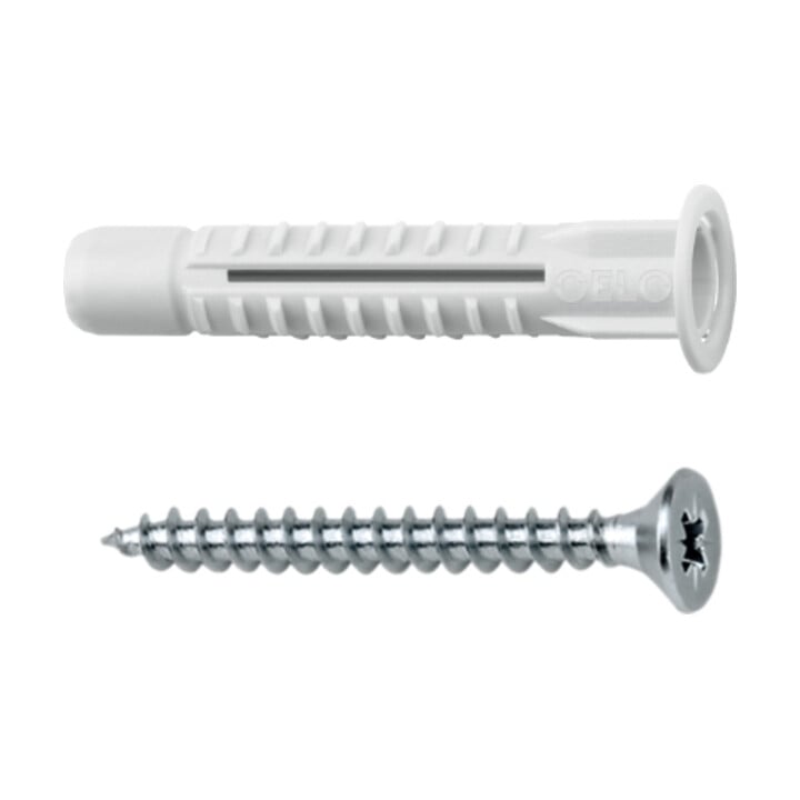 Blister Cheville Multi matériaux MZ 12 avec vis Hexa 8x90 (2 pcs) CELO