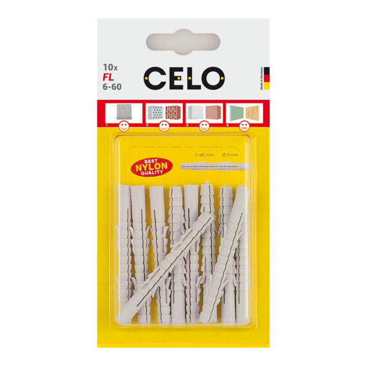 Cheville rallongées FL CELO Blister