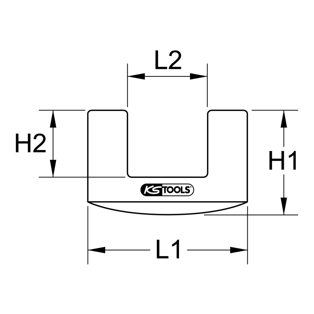 Bloc caoutchouc pour 140.2057, 72x42mm