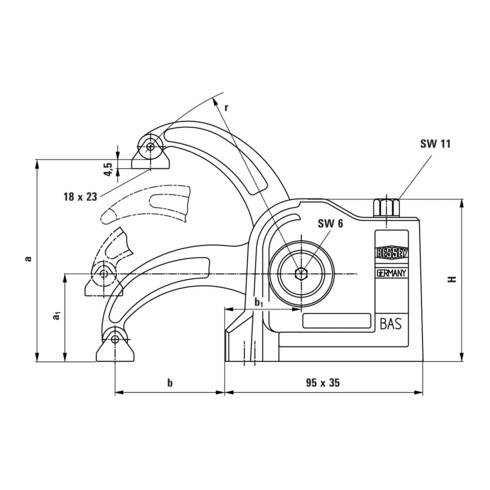 Pince compacte Bessey BAS-C