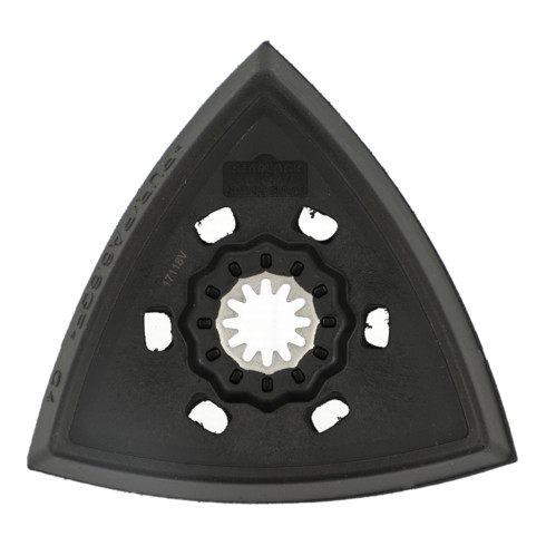 Bloc de ponçage Heller Starlock Blades en forme de triangle pour le ponçage, 95 mm