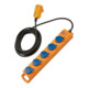Bloc multiprise Super-Solid SL 554 DE FI IP54 5 prises 5m H07RN-F 3G1,5