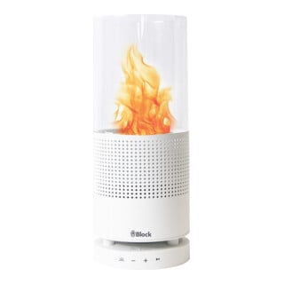 block Enceinte Bluetooth The Flame blanche Bluetooth® Batterie 7,4 V 2400 mAh