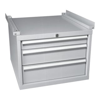 Blocsiroirs l 576 x p 610 x H 425 gris clair Bito RAL 7035