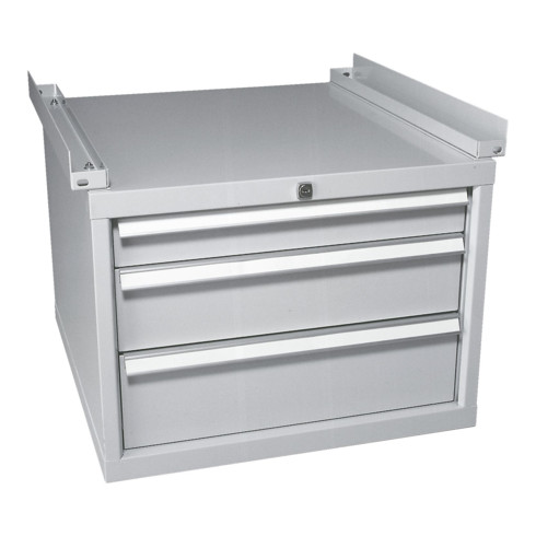 Blocsiroirs l 576 x p 610 x H 425 gris clair Bito RAL 7035