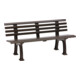Blome Banc de jardin SYLT 3 places Longueur 1500 mm-1