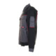 Blouson à ceinture Highline taille 48 ardoise/noir/rouge 65 % PES / 35 % CO