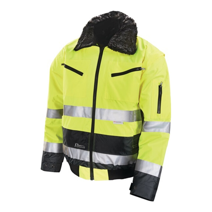 Gaine pilote de protection EN471/343 Kl.2 jaune/gris