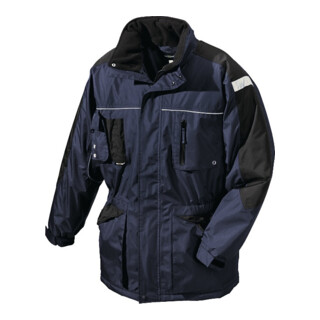 Blouson d'hiver AALBORG taille XL marine/noir 100 % PES BIG