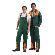 Blouson p. forestiers taille 46/48 vert/orange 50 % nylon / 50 % CO DIN EN 381 c-1