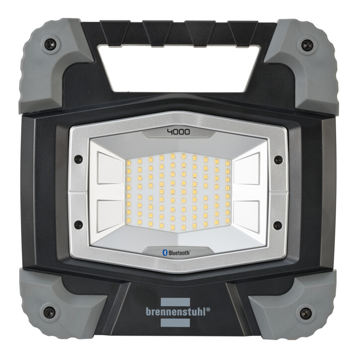 Bluetooth Akku LED Baustrahler TORAN 4000 MBA mit Lichtsteuerungs-APP, IP55, 3800lm, 40W