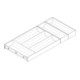 Blum AMBIA-LINE Besteckeinsatz für LEGRABOX Schubkasten, Kunststoff / Stahl, 6 Besteckfächer, NL=650 mm, Breite=300 mm, terraschwarz matt-3