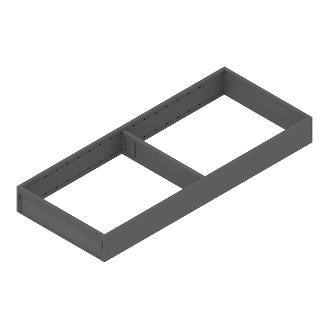 Blum AMBIA-LINE Rahmen für LEGRABOX Schubkasten, Stahl, NL=500 mm, Breite=200 mm, oriongrau matt