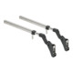 Blum AVENTOS HF Hochfaltklappe, Teleskophebel Set, KH=560-710 mm, symmetrisch, vernickelt