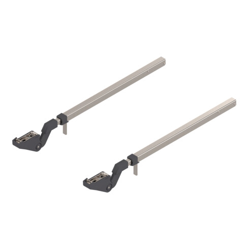 Blum AVENTOS HF Hochfaltklappe, Teleskophebel (Set), KH=760-1040 mm, symmetrisch, vernickelt