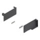 Blum AVENTOS HK top Abattant supérieur, jeu de caches, gauche/droite, gris foncé/inox brossé-1