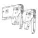 Blum AVENTOS HK top Hochklappe, Kraftspeicher, LF=420-1610 (bei 2 Stück), für TIP-ON, verzinkt-3