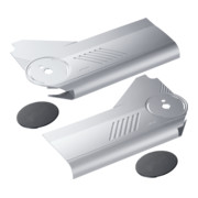 Blum AVENTOS HL Hochliftklappe, Abdeckkappenset, links/rechts, hellgrau/tiefgrau-3