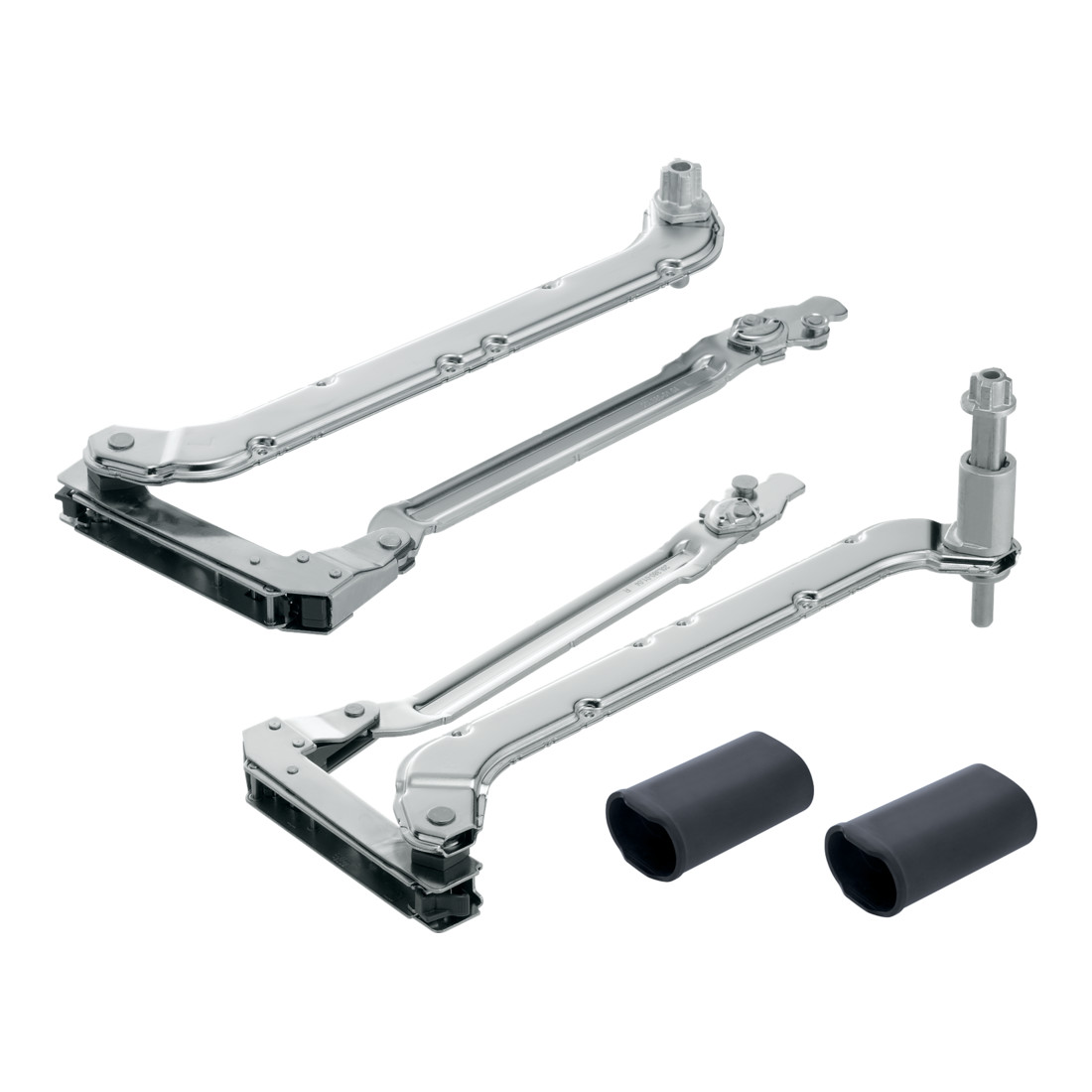 Blum AVENTOS HL Hochliftklappe, Hebelpaket Set, KH=350-399 mm, vernickelt