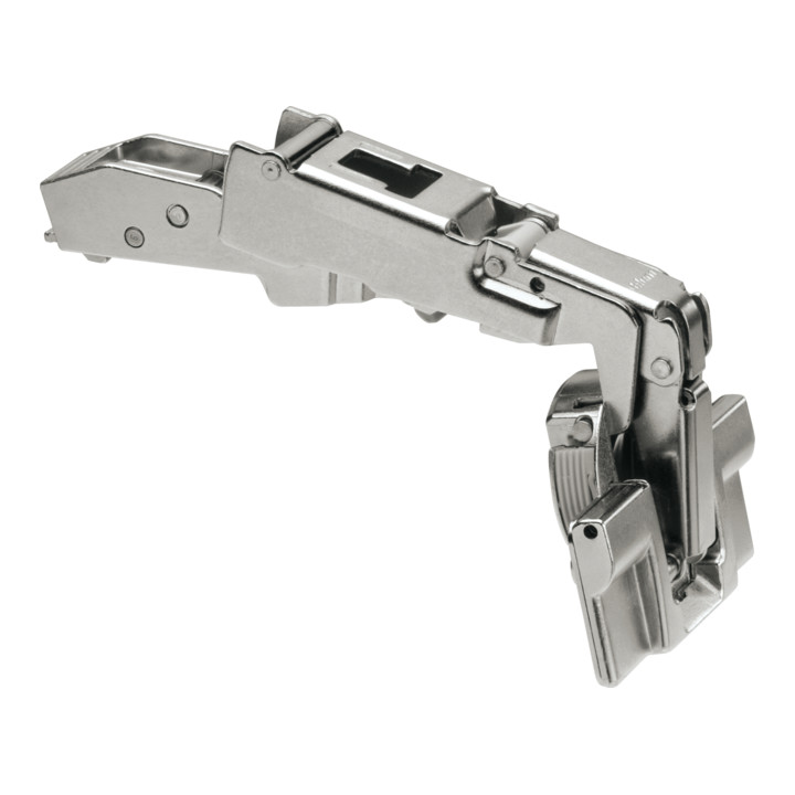 Blum Charnière CLIP top grand angle 170°, arrêt d’angle, pot : INSERTA, nickelé