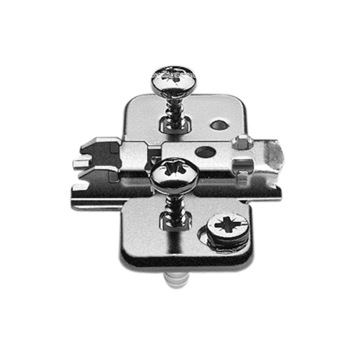 Blum Montageplatte CLIP kreuz 0 mm Stahl Expando HV Exzenter Bohrtiefe 11,5 mm Vernickelt Industrieverpackung