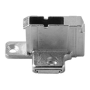 Blum CLIP Plaque de montage, croix, 18 mm, zinc, vis système, HV : 2 pièces, nickelé-3