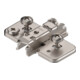 Blum CLIP Plaque de montage, croix, 3 mm, acier, EXPANDO pour double butée, HV : excentrique, nickelé