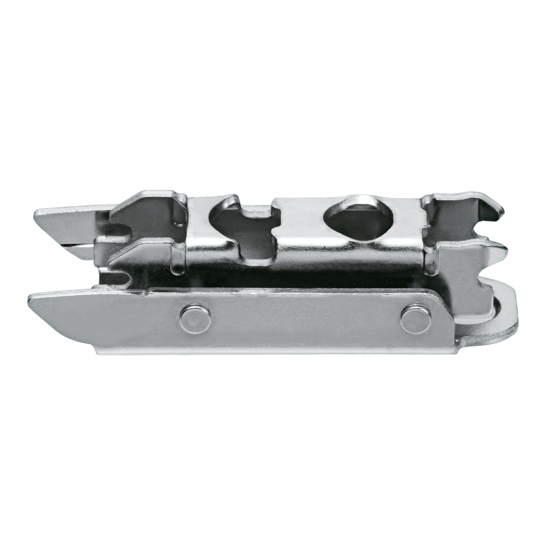 Blum plaque de montage CLIP droite (20/32 mm) acier vis HV excentrique