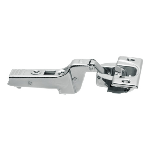 Blum CLIP top BLUMOTION, charnière de porte profilée 95°, butée centrale, boîtier : vis, nickelé