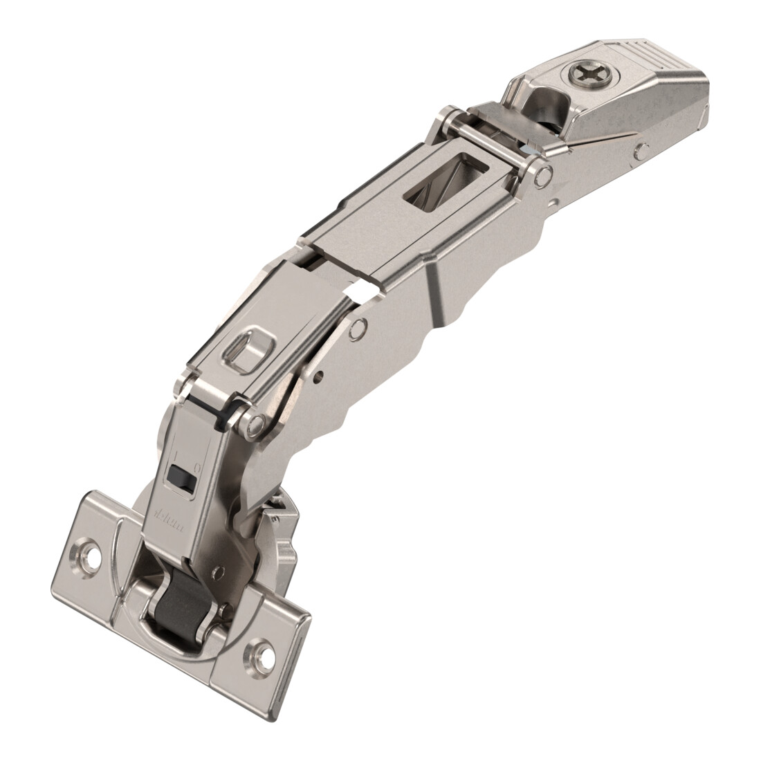 Blum CLIP top BLUMOTION Charnière grand angle pour retrait 0 155°, butée d'angle, boîtier : vis, nickelé