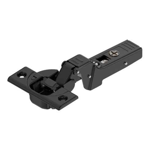 Blum CLIP top BLUMOTION Profiltürscharnier 95°, Mittelanschlag, Topf: Schrauben, onyxschwarz