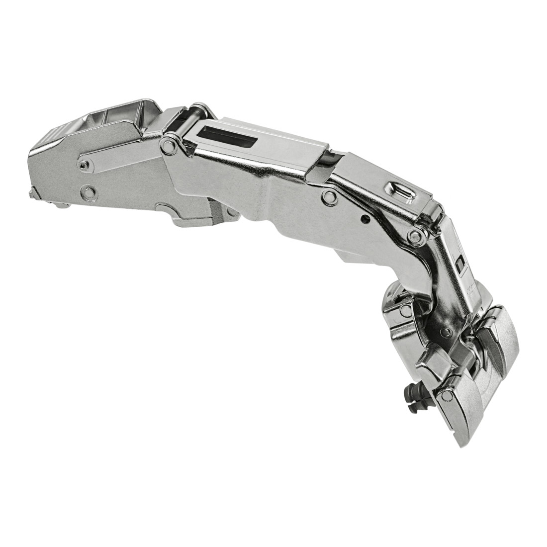 Blum CLIP top BLUMOTION Weitwinkelscharnier 155°, Mittelanschlag, Topf: INSERTA, vernickelt