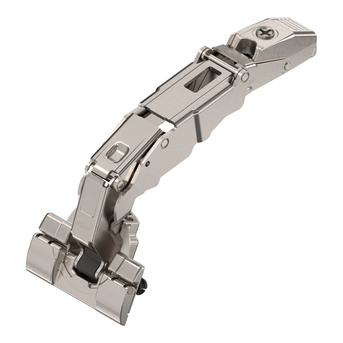Blum CLIP top Charnière grand angle pour 0-retour 155°, butée d'angle, sans ressort, cuvette INSERTA, nickelée