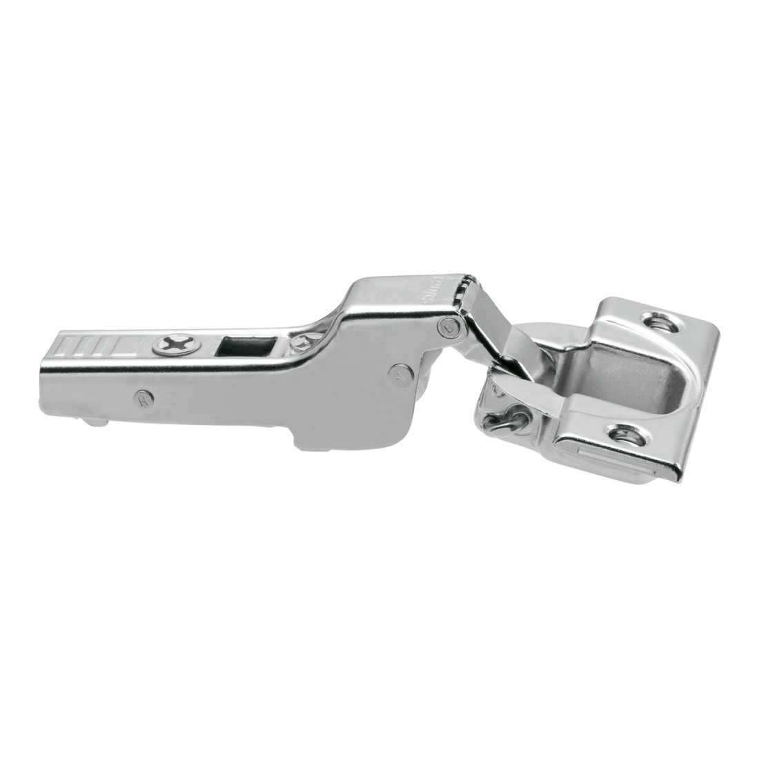 Blum CLIP top Charnière standard 110°, fixation centrale, sans ressort, cuvette : vis, nickelée