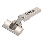 Blum CLIP top Standardscharnier 120°, Eckanschlag, ohne Feder, Topf: INSERTA, vernickelt-1