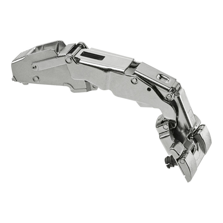 Blum CLIP top Weitwinkelscharnier 155°, Mittelanschlag, ohne Feder, Topf: INSERTA, vernickelt