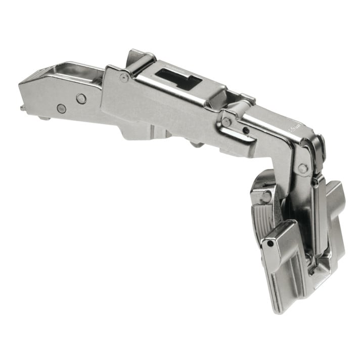 Blum CLIP top Weitwinkelscharnier 170°, Eckanschlag, Topf: INSERTA, vernickelt