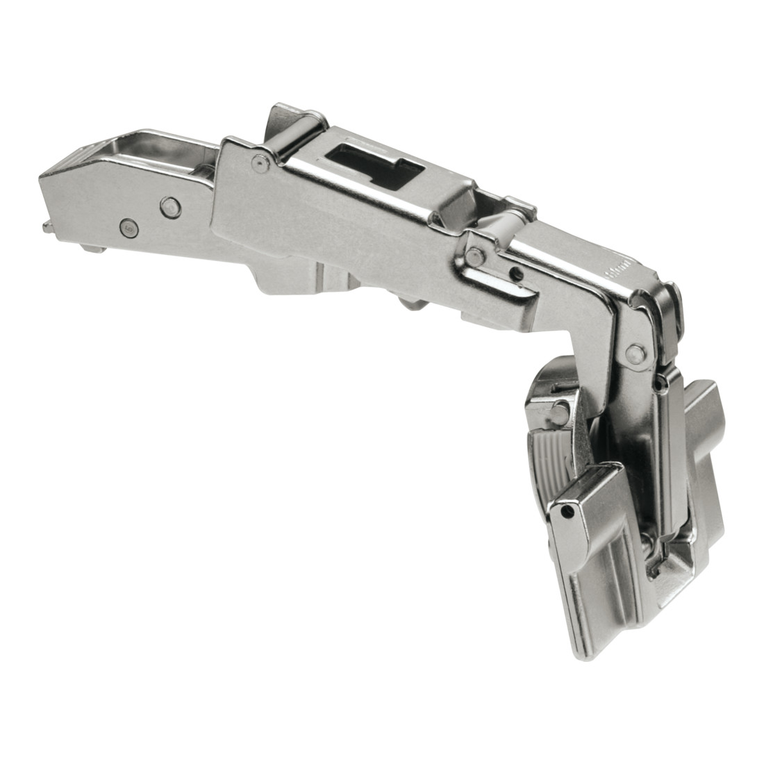 Blum CLIP top Weitwinkelscharnier 170°, Eckanschlag, Topf: INSERTA, vernickelt