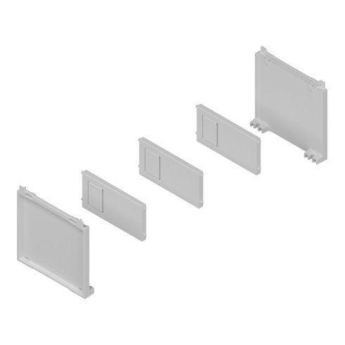 Blum Flaschenset AMBIA-LINE Länge 99,6 mm seidenweiss matt