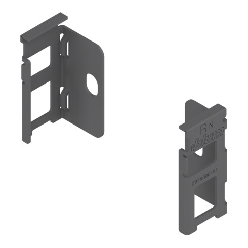 Blum Support de paroi arrière en bois LEGRABOX hauteur N (80 mm)