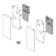 Blum LEGRABOX Support frontal, hauteur K, pour tiroir intérieur, gauche/droite, gris orion mat-3
