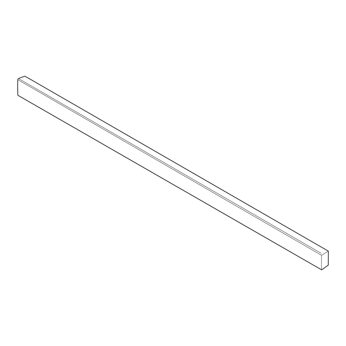 Blum LEGRABOX Traverse, jusqu’à KB=1200 mm, longueur=1080 mm, pour raccourcir, blanc soyeux mat