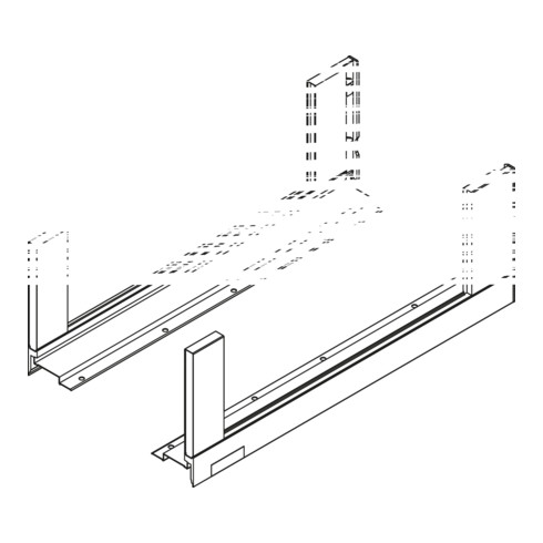 Blum Zarge LEGRABOX Höhe C (177,0 mm) für LEGRABOX free