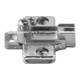 Blum MODUL Montageplatte, kreuz, 3 mm, Zink, Schrauben, HV: 2-teilig, vernickelt