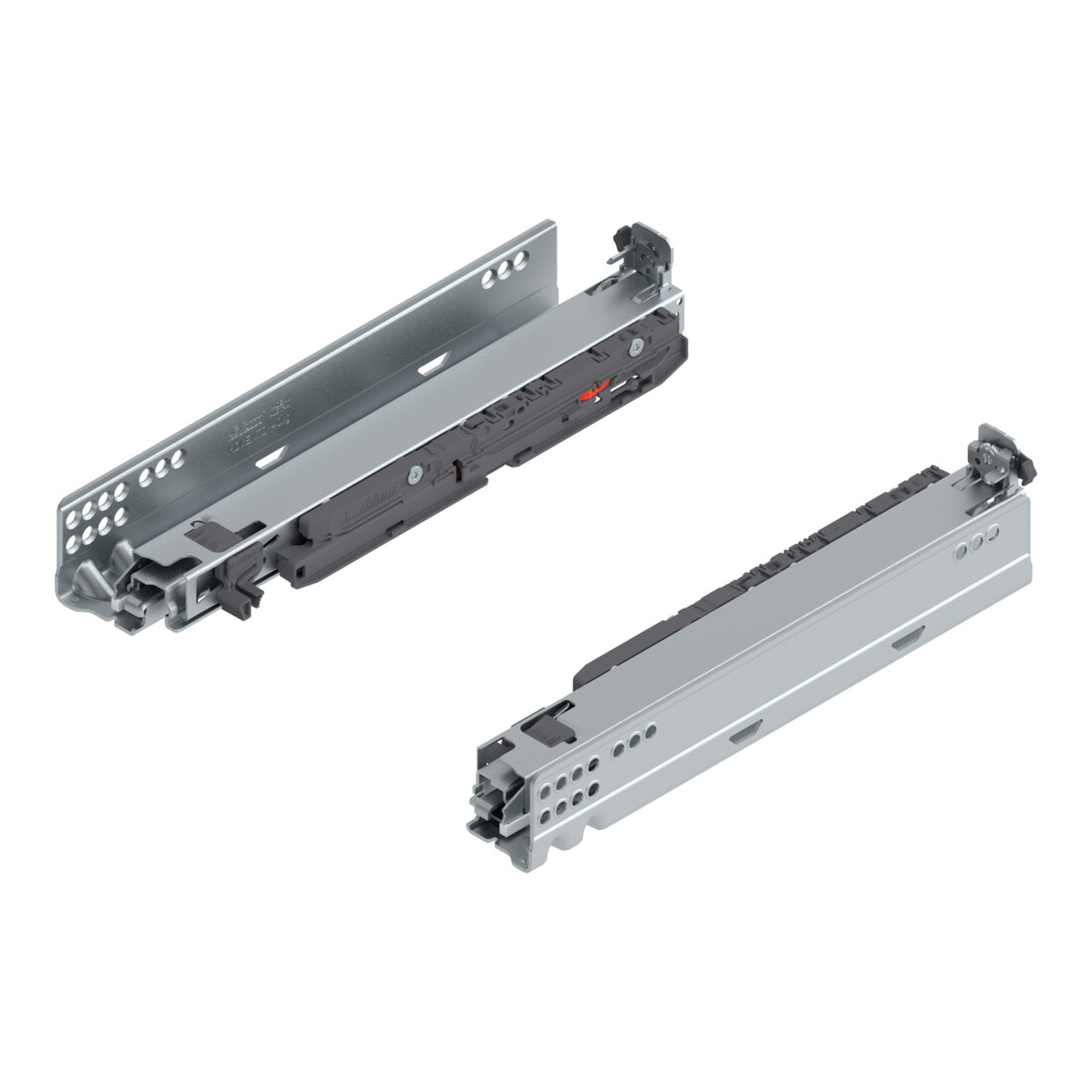 Blum MOVENTO mit BLUMOTION S, Vollauszug für Holzschubkasten, 40 kg, NL 300 mm, für Kupplung, links/rechts, verzinkt