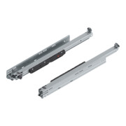 Blum MOVENTO mit BLUMOTION S, Vollauszug für Holzschubkasten, 60 kg, NL 580 mm, für Kupplung, links/rechts, verzinkt