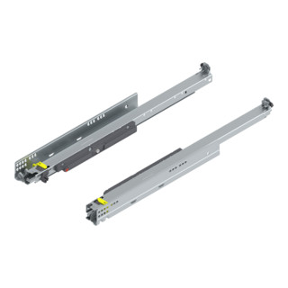 Blum MOVENTO mit TIP-ON, Vollauszug für Holzschubkasten, 40 kg, NL=600 mm, für Kupplung, links/rechts, verzinkt